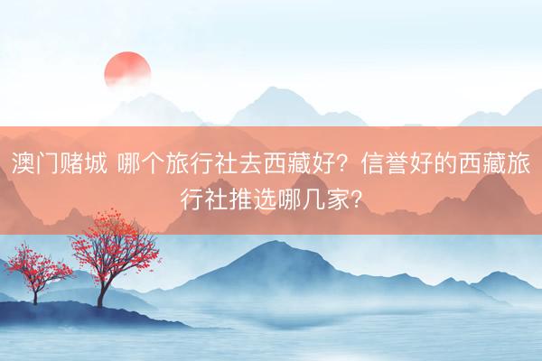 澳门赌城 哪个旅行社去西藏好？信誉好的西藏旅行社推选哪几家？